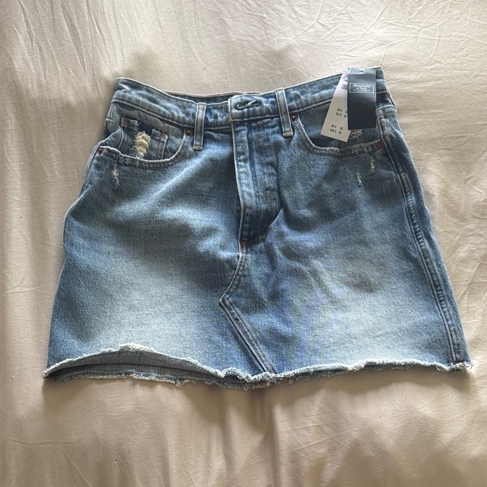 Denim Mini Skirt